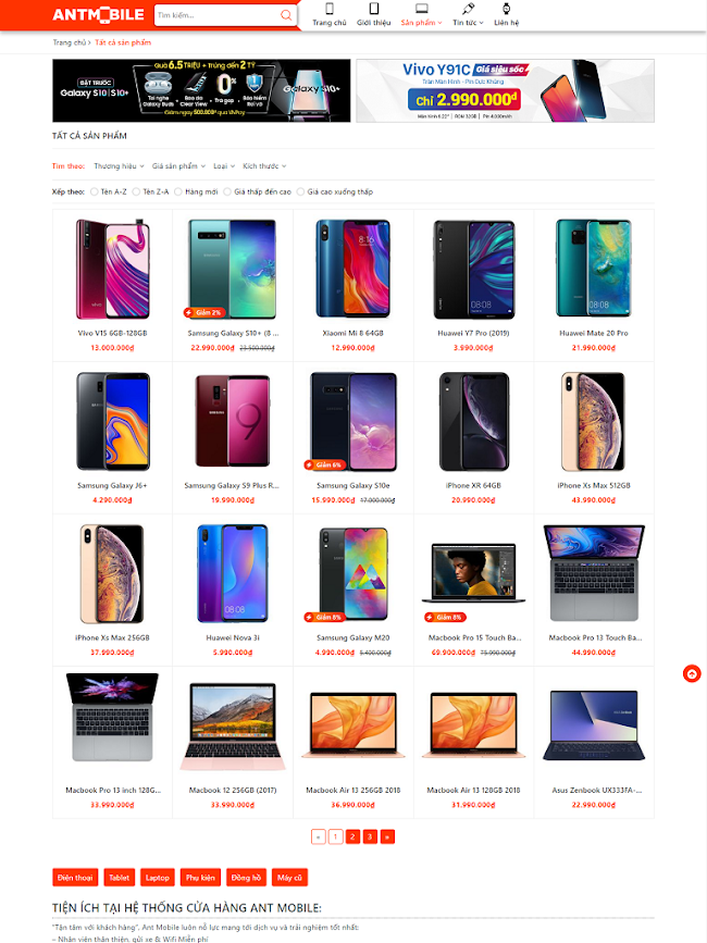 Template blogspot bán điện thoại chuẩn đẹp